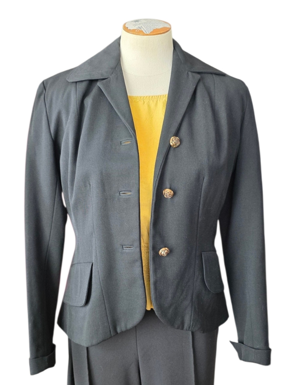 Vintage 1940s 1950s Berkley Sonnenfelds Tailored Womens Jacket Size 10 - Picture 3 of 11